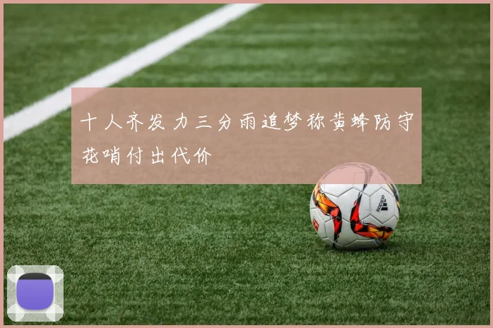 十人齐发力三分雨追梦称黄蜂防守花哨付出代价